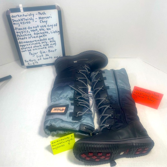 BNIB PAJAR BOOTS. Size on boot says 6
while tag on bottom says 5-5.5 - Picture 8 of 16